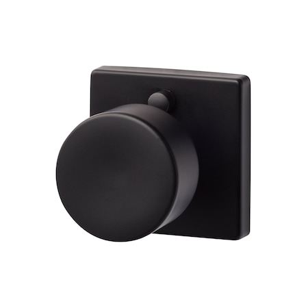 Sure-Loc Hardware Sure-Loc Hardware Bergen Square Privacy Knobset, Flat Black BG102-SQ FBL